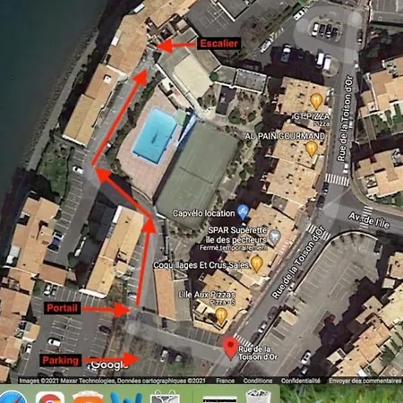 La Brigantine 592, Superbe Vue Pour Ce T2 Avec Piscine. Appartement Agde